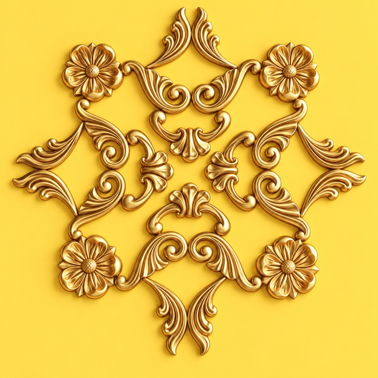 Deckenspiegel 6 42X342 Gold - 1