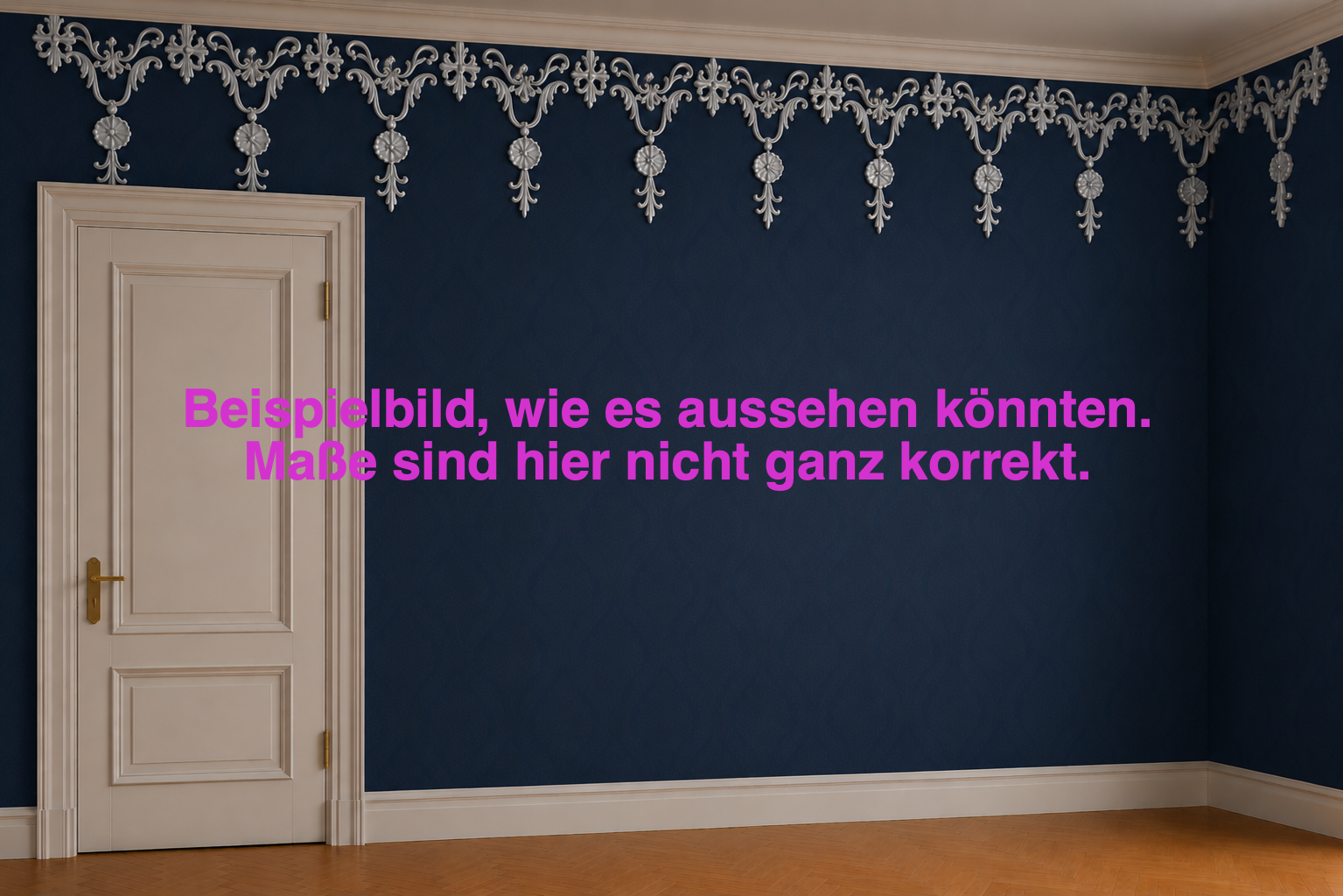 W 2 Decke beschriftet